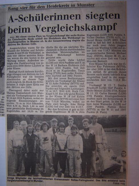 Leichtathletik im Jahr 1988